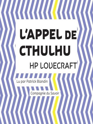 cover image of L'Appel de Cthulhu